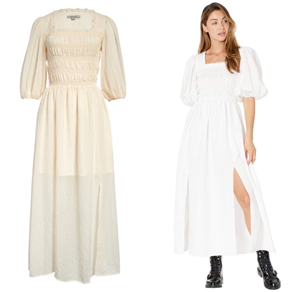 All Saints Livi Tex maxi dress